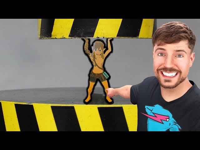 Can Link survive a Hydraulic Press in Tears of the Kingdom?