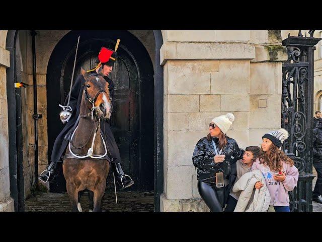 Get Out Of the Box - Guards Shout NINE TIMES in Ten Minutes at Horse Guards!