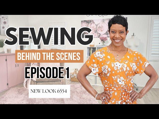 Behind the scenes with New Look 6554 (border print fabrics)