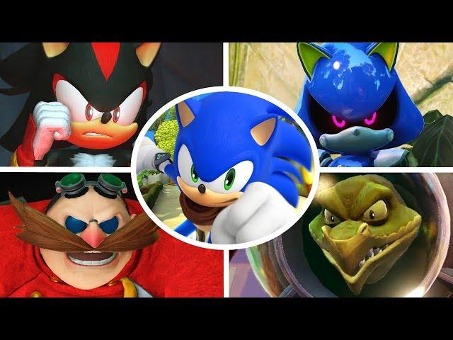 Sonic Boom Rise of Lyric - All Bosses + Cutscenes