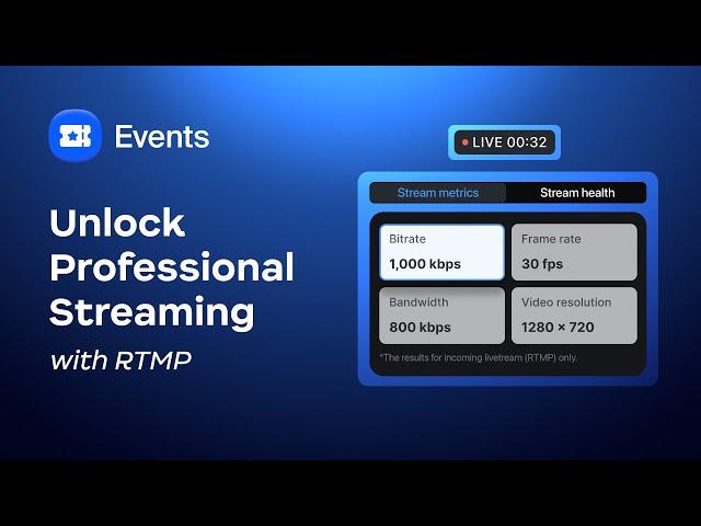 Unlock Professional Streaming with RTMP