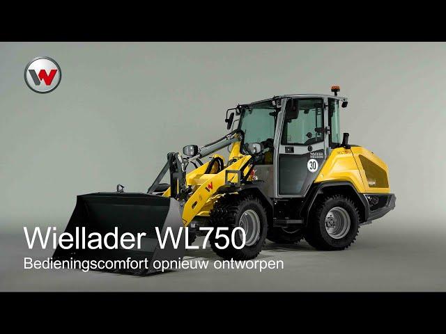 Eenvoudige bediening en nieuw design: de WL750 wiellader van Wacker Neuson