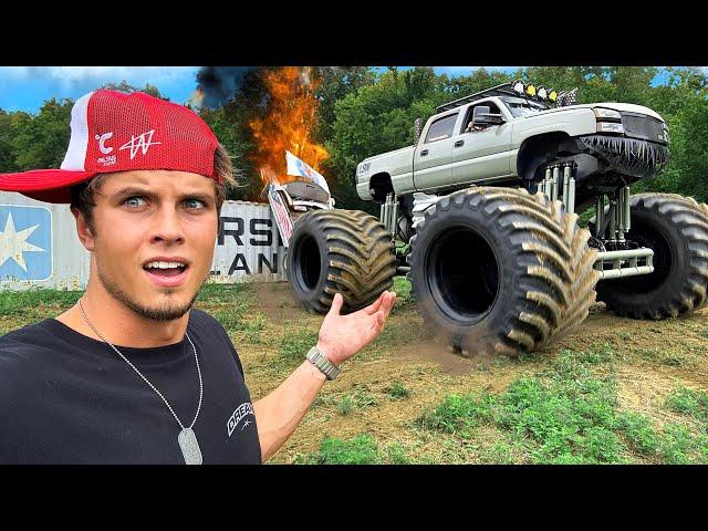 EXTRÉMNÍ DEMOLIČNÍ DERBY V MONSTER TRUCKU! s @jakepaul  a @whistlindiesel