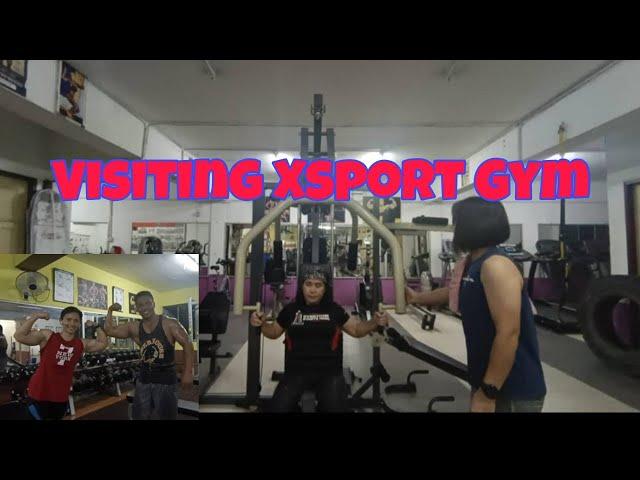 Workout session at Xsport Fitness Gym located at Bundusan, Penampang