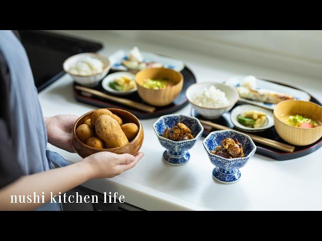 #65 Convenient potato recipes! Japanese wife’s home cooking vlog.