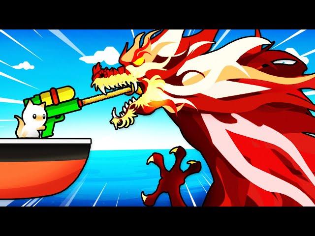 Catching The LEGENDARY DRAGON (Cat Goes Fishing)