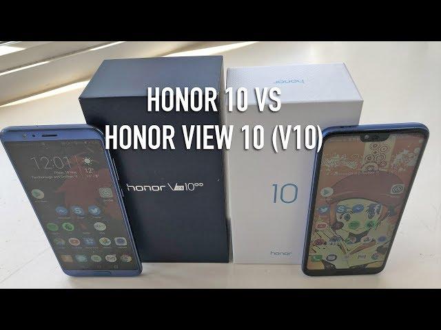 Honor 10 vs Honor View 10 | Side-by-side comparison