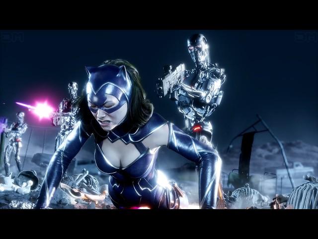 MK11 All Fatalities on Catwoman Kitana