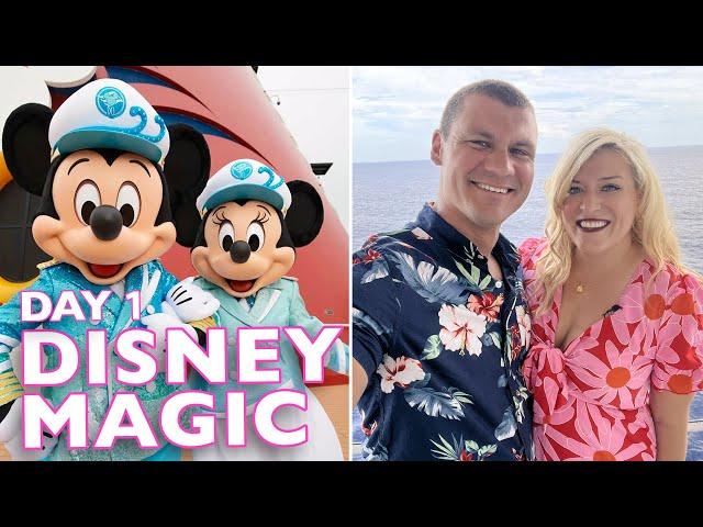 The BEST First Day On The DISNEY MAGIC 2023 | 25th Anniversary, Room Tour, Animator's Palate, Cruise