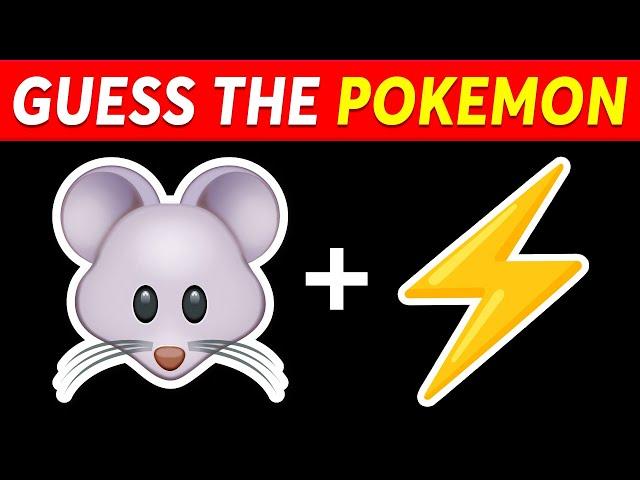 Guess the Pokemon by Emoji | Pokemon Quiz (Gen1)