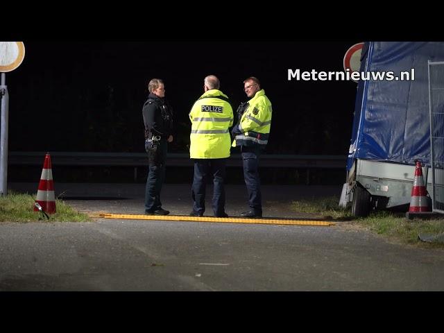 Duitse politie start grenscontrole Duits Nederlandse grens