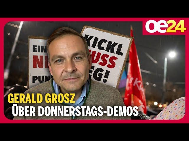 @geraldgrosz | Donnerstags-Demos: Anti-FPÖ-Proteste starten