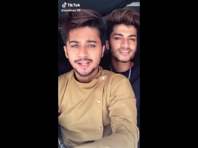 asad khan and his brother hasnain khan best tik tok #asadkhan #hasnaink