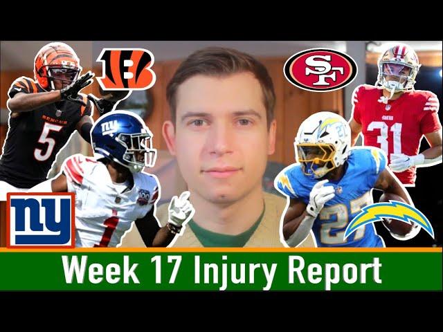 Week 17 Injury & Weather Report + Updated Rankings | 2024 Fantasy Football