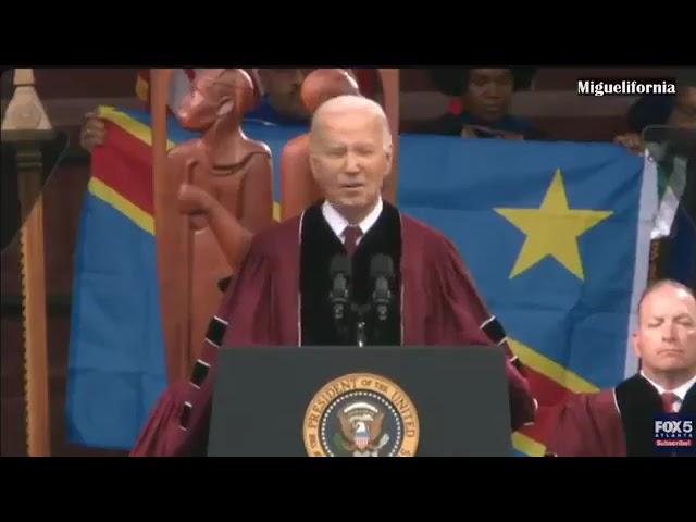 HATEFUL Jim Crow Joe Gives MOREHOUSE COLLEGE Graduates The Most Discouraging, RACIST Speech EVER...