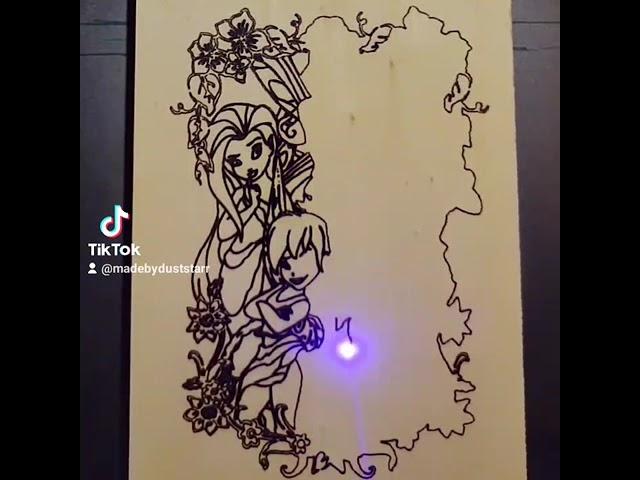Fairies of fairy Glenn laser etching