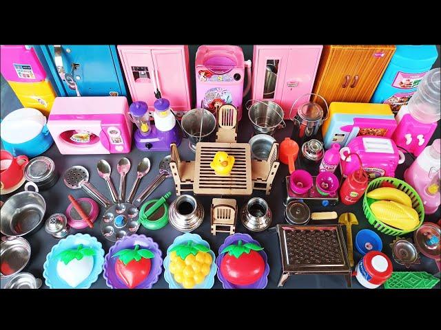 9Minutes Satisfying with Unboxing Hello Kitty Sanrio Kitchen Set|Mini silaai machine PinkToy  Set