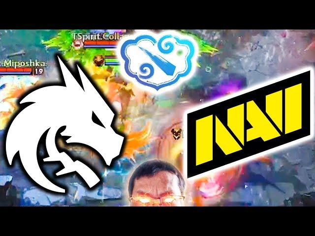 Team SPIRIT vs NAVI - WHAT A GAME! ▌CLAVISION SNOW RUYI DOTA 2