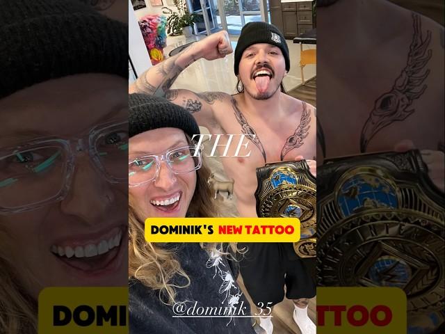 Dominik Mysterio Gets New Tattoo