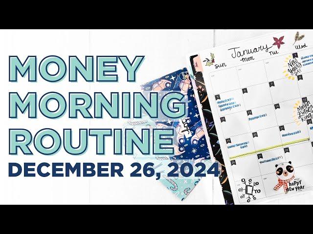 Money Morning Routine | Budget Calendar + Spending Update