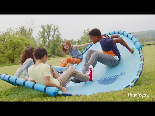 Ride the 8’ WonderWave Outdoor Rocking Seesaw (Great for Active Play!)