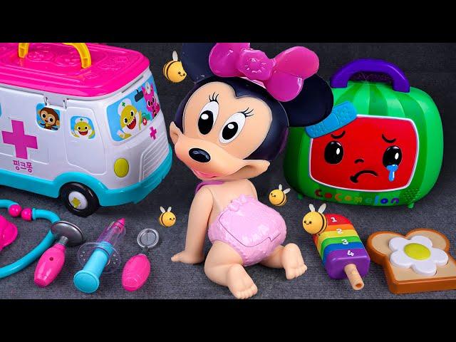 95 Minutes Disney Makeup Play Set, Satisfying Unboxing ASMR Minnie Mouse Toys | Tina Unboxing Toys