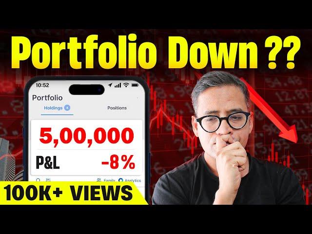 If Your Portfolio is DOWN, Watch this Video - It may help - Rahul Jain Analysis #marketcrash