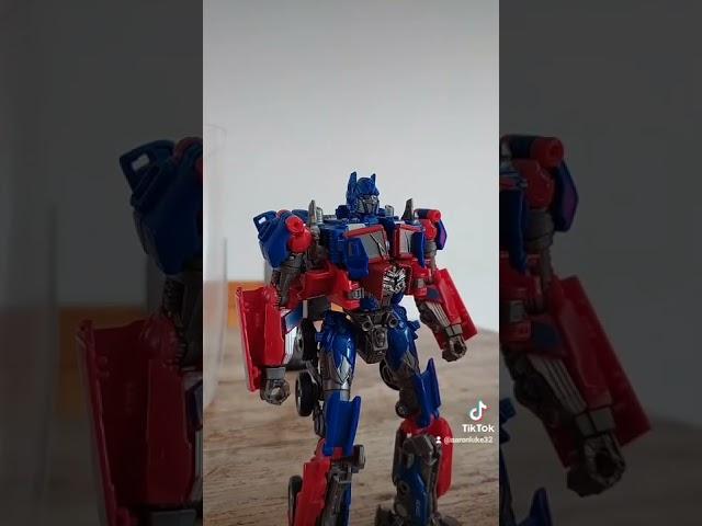 Optimus prime movie TF3 2011 stop motion