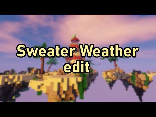 Sweater weather bedwars cinematic montage