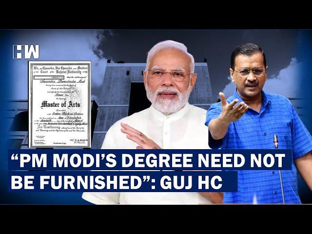 "PM Modi's Degree Not Public Interest": Gujarat HC Turns Down CIC Order, Fines Arvind Kejriwal