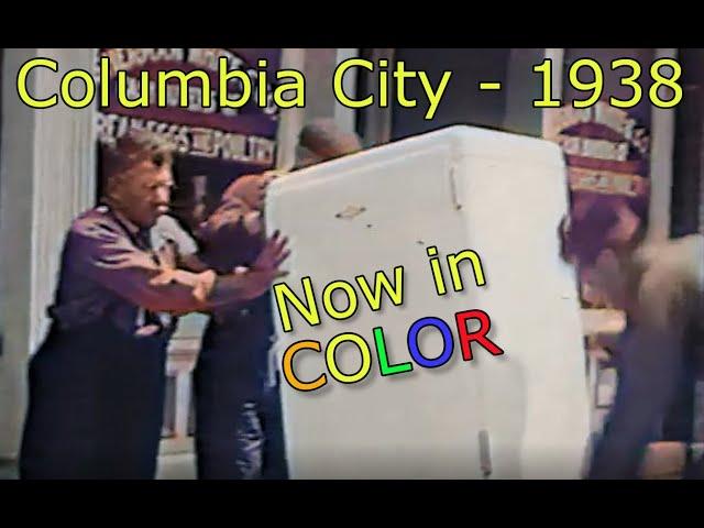 Columbia City 1938 - Colorized!