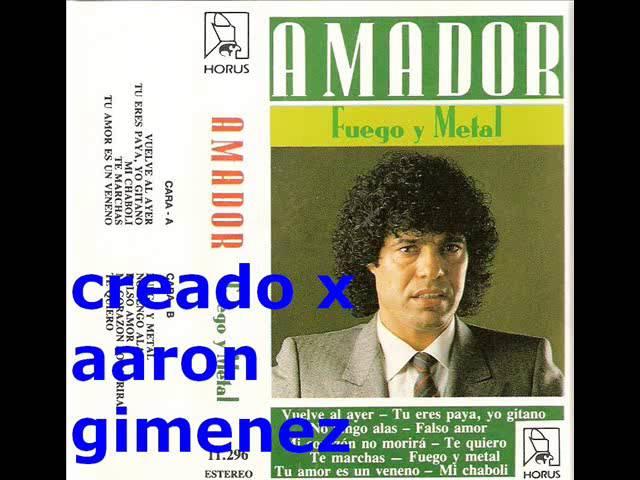 amador - fuego y metal 1988