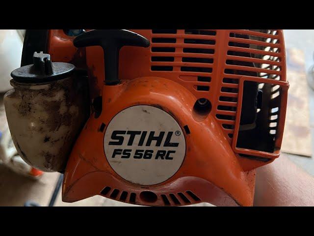 Stihl FS 56 RC won’t idle.