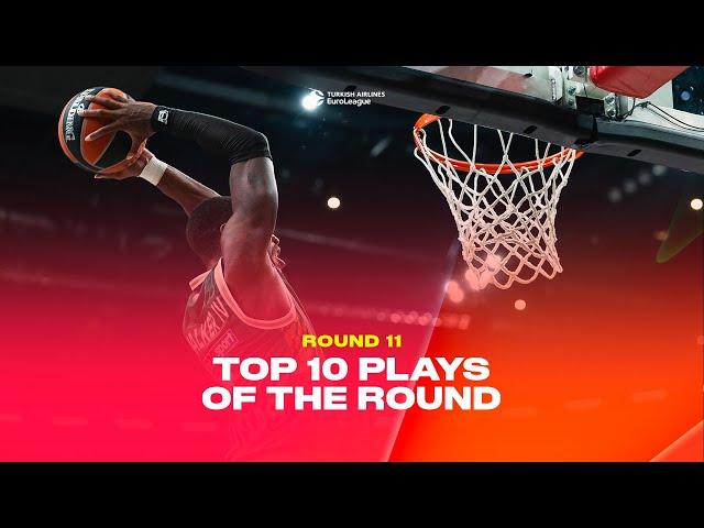 TOP 10 Plays | NEW RECORD & Insane Derby Moments | RS Round 11 | 2024-25 Turkish Airlines EuroLeague