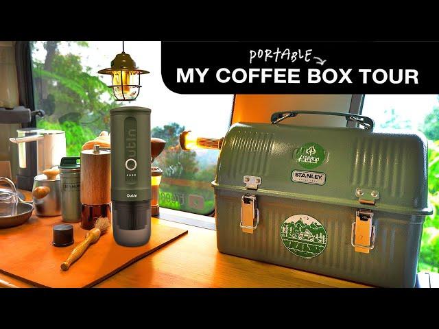 POV Barista Vanlife with STANLEY COFFEE BOX | OutIn Nano Espresso | Labubu | Land Cruiser