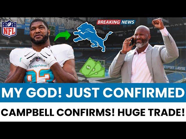 BIG NEWS! OH YES! BLOCKBUSTER! "HOLMES IMPRESSES LIONS FANS AND STEALS DOLPHINS STAR? UNEXPECTED"