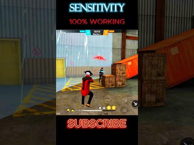 BEST SENSITIVITY 100% WORKING #shorts #shortsfeed #smooth #freefire #viralvideo #youtubeshorts #ff