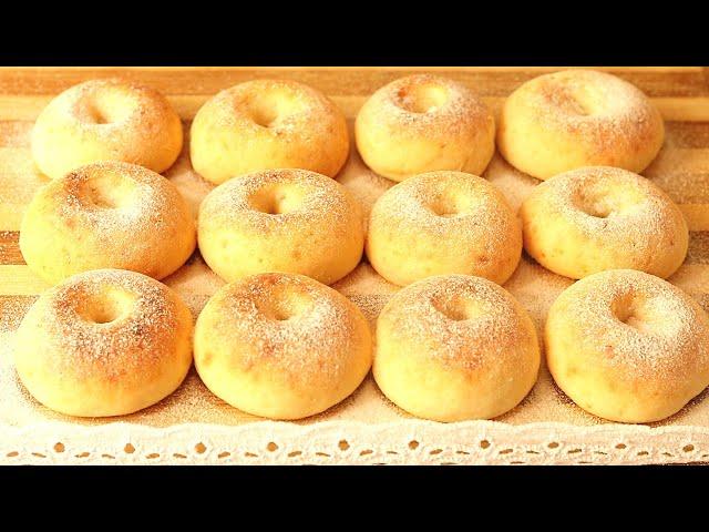 COTTAGE CHEESE DONUTS In The Oven! Quickly Without Yeast and Oil - Lush, AIRY! Simple recipe. DONUTS