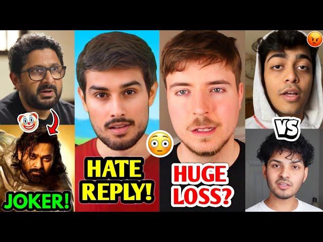 Dhruv Rathee REPLY to HATE...| Tirth Parsana Vs SunrayBee, MrBeast, Prabhas, Purav |