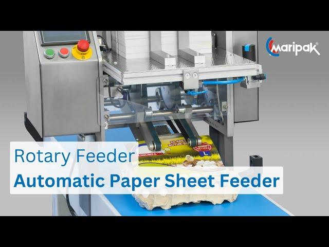 Fully Automatic Paper Sheet Feeder | High Speed Automation | Rotary Feeder