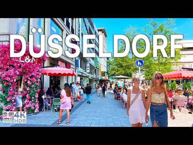 Düsseldorf, Germany 4K Walking Tour – Where Tradition Meets Modernity