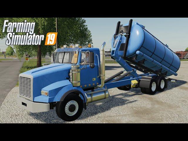 FS19 - Transporting FUEL with the SX 210 HKL TRUCK - Farming Simulator 2019 Roleplay Truck