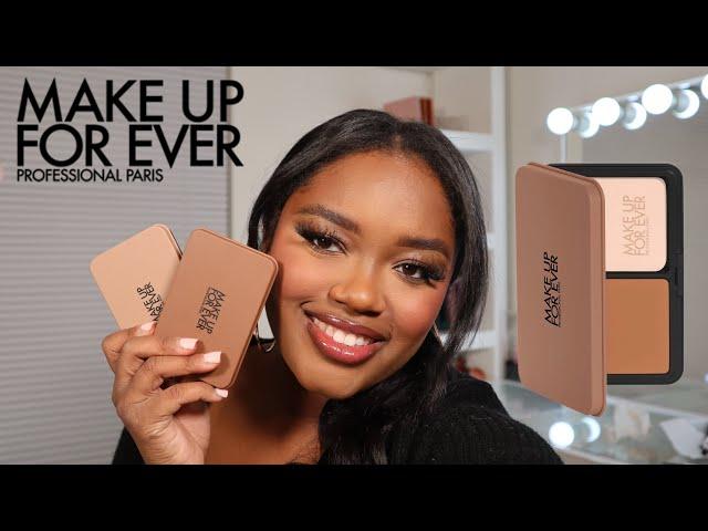 TRYING THE NEW MAKEUP FOREVER HD SKIN POWDER FOUNDATION! [2 SHADES]