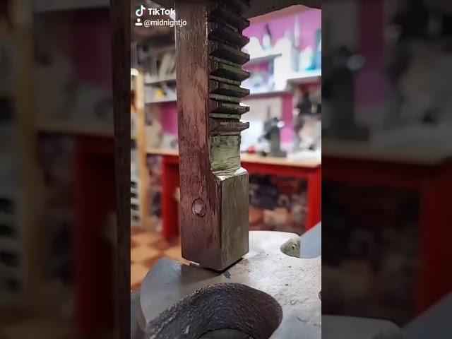 Cool Harbor Freight Tools Arbor Press Hack - Short TikTok Video