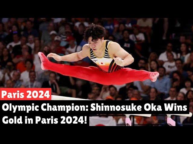Shinnosuke Oka Wins Gold in Men’s All-Around Gymnastics at Paris Olympics 2024!