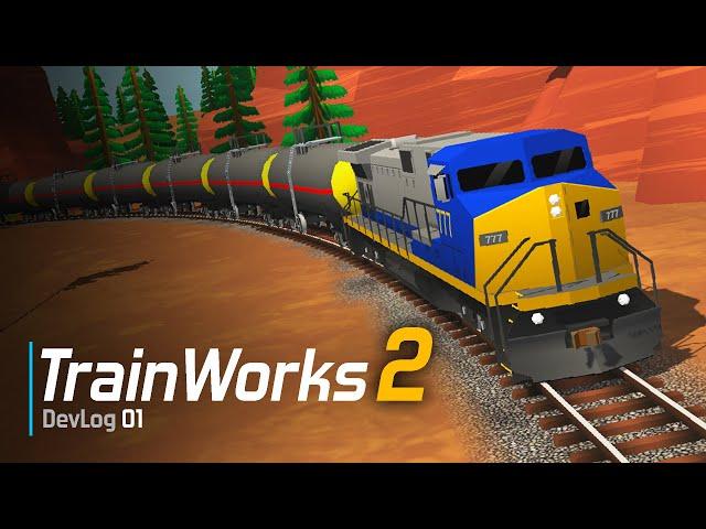 TrainWorks 2 | First Prototype Video, Testing The Game's Mechanics, Test Map | DevLog 1