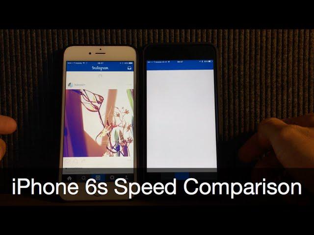 iPhone 6s Plus vs 6 Plus - App Loading Speed Test