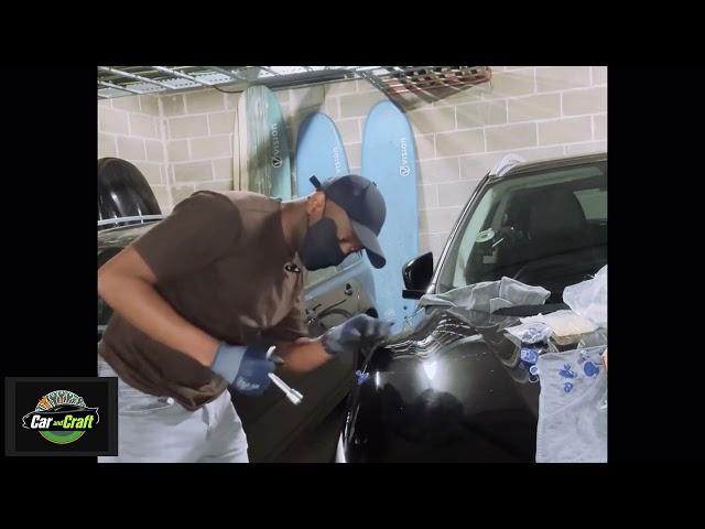 HOW TO POP OUT A DENT!! Paintless dent repair DIY!! Car dent repair #seo