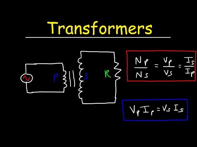 Transformers Physics Problems - Voltage, Current & Power Calculations - Electromagnetic Induction