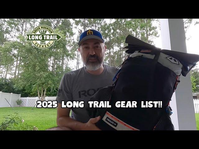 Long Trail 2025 Thru-hike Gear List